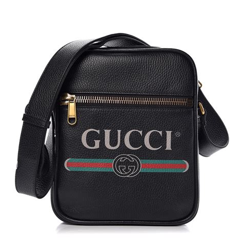 gucci print messenger bag cheap